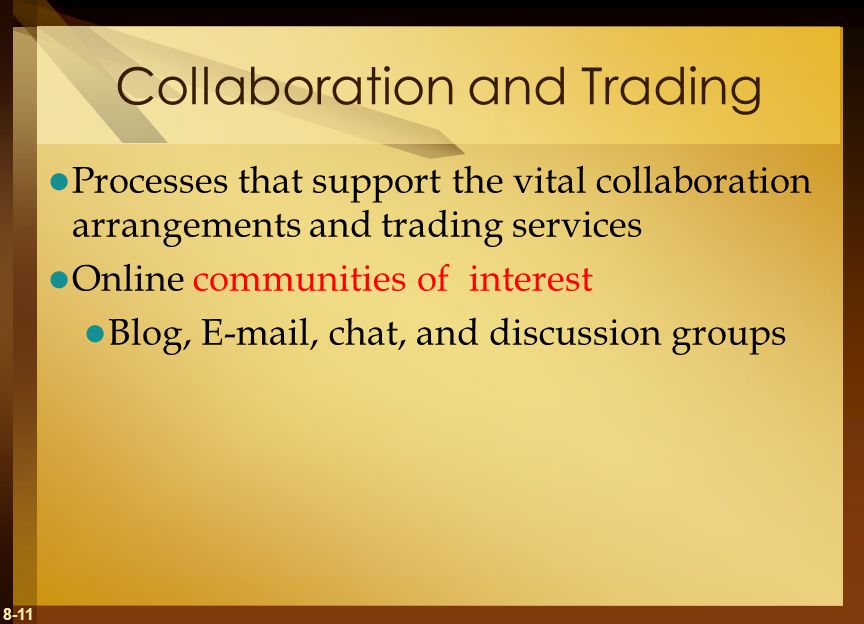 Collaboration and Trading