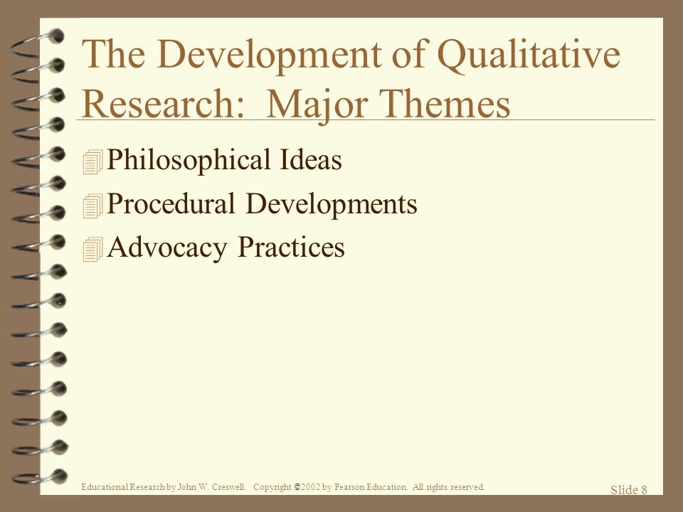 The Development of Qualitative Research: Major Themes