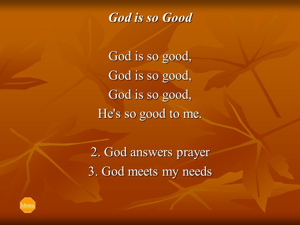 Song Menu Ah La La La All In All Judy Eackley Song Lean On Me Ppt Video Online Download