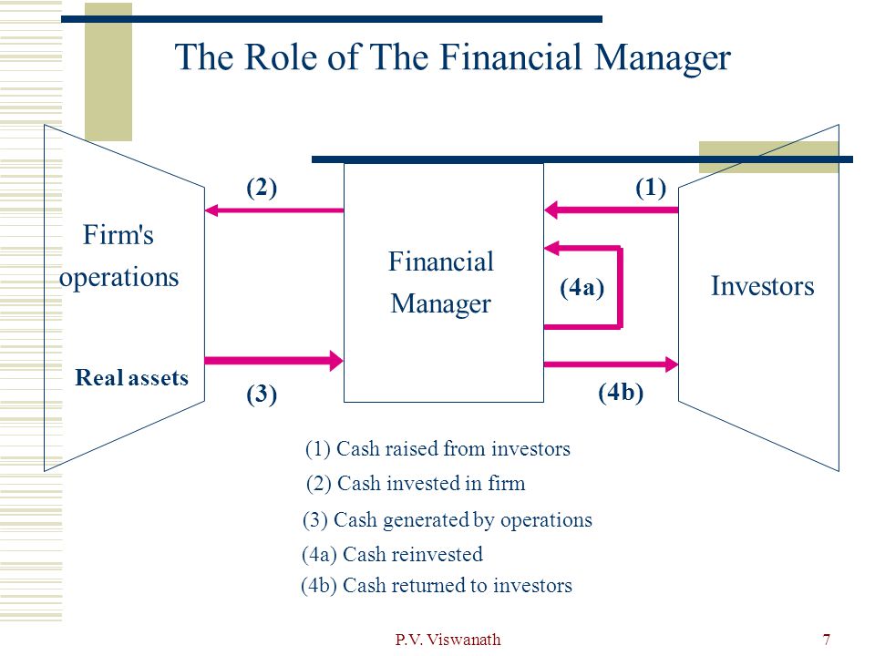 The Role of The Financial Manager