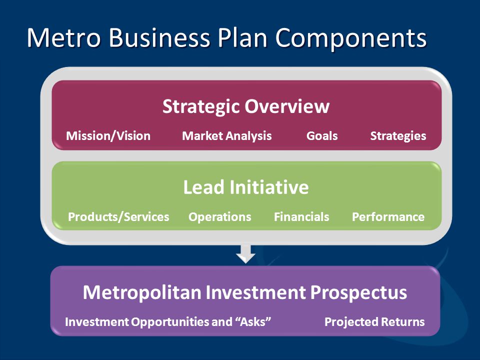 Metro Business Plan Components