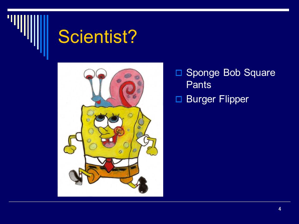 Scientist Sponge Bob Square Pants Burger Flipper