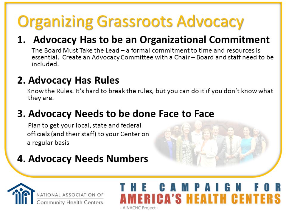 Organizing Grassroots Advocacy