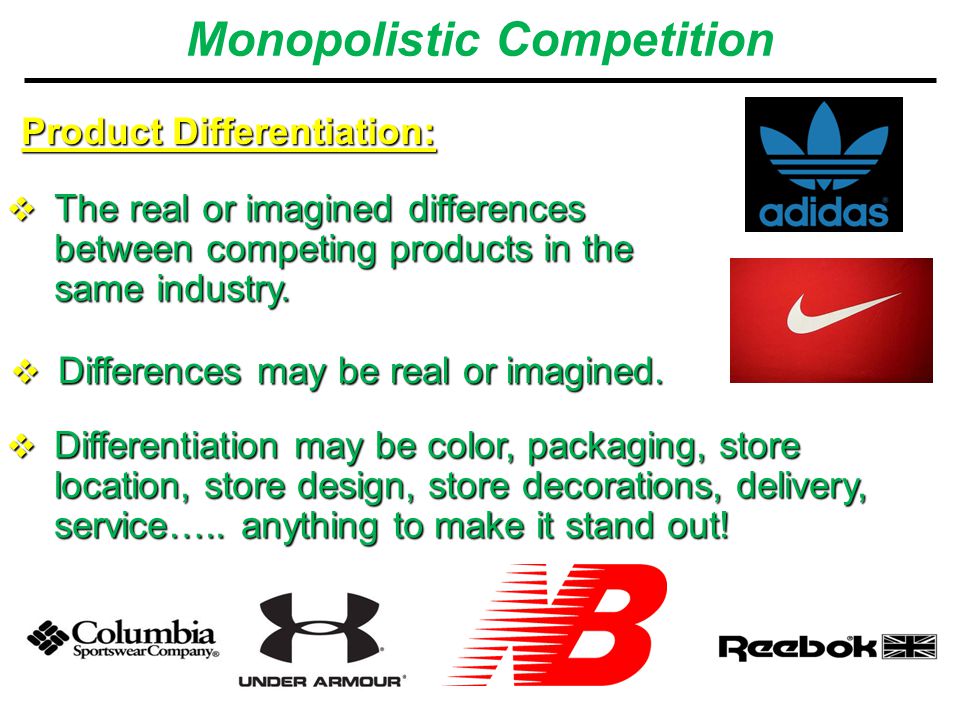 adidas monopolistic competition