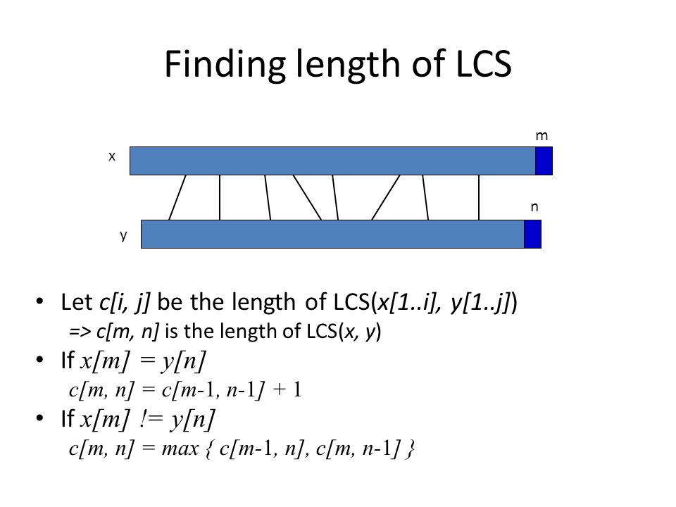 Longest Common Subsequence Ppt Download