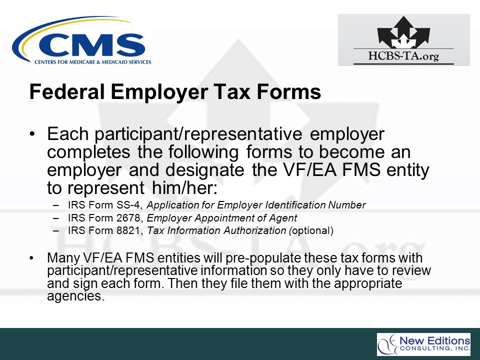 Federal Employer Tax Forms