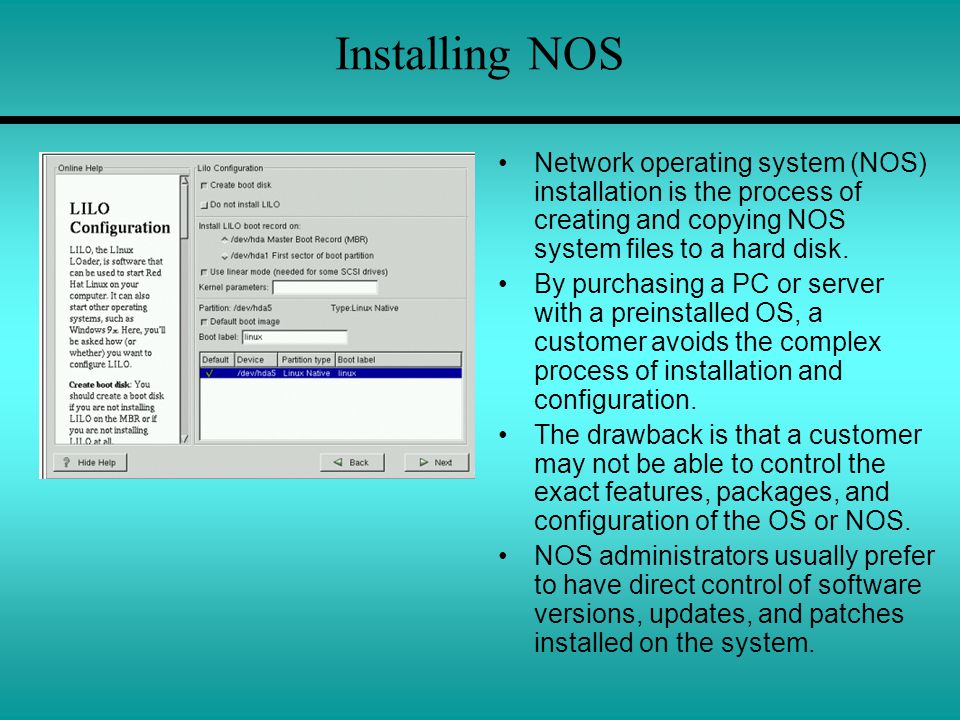 How to Install Network Operating System Step by Step Hivenetify
