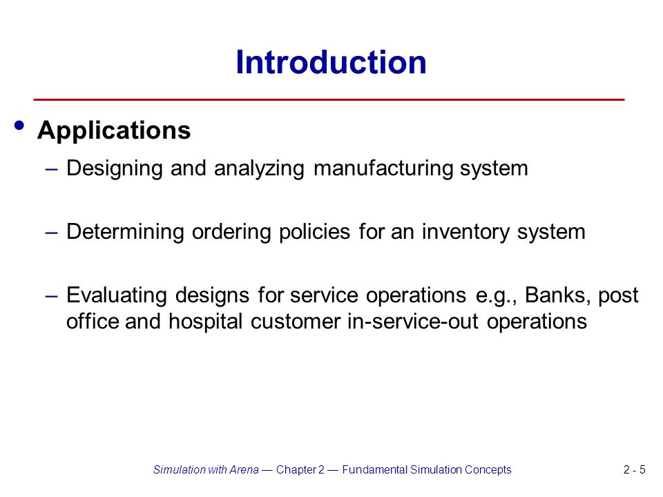 The simulated model of the post office through Arena Software (see