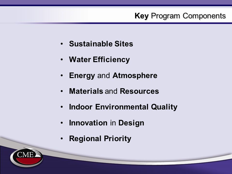 Key Program Components