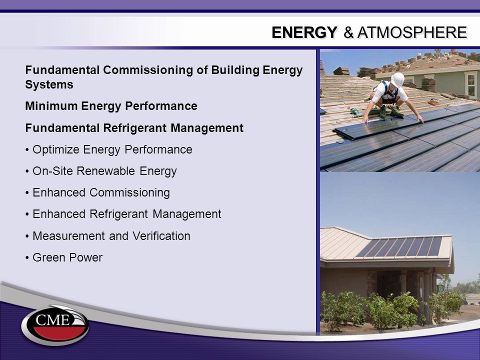 ENERGY & ATMOSPHERE Fundamental Commissioning of Building Energy Systems. Minimum Energy Performance.