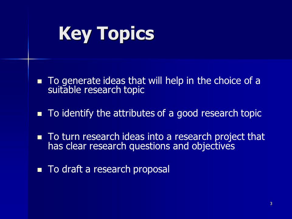 business research method project topics