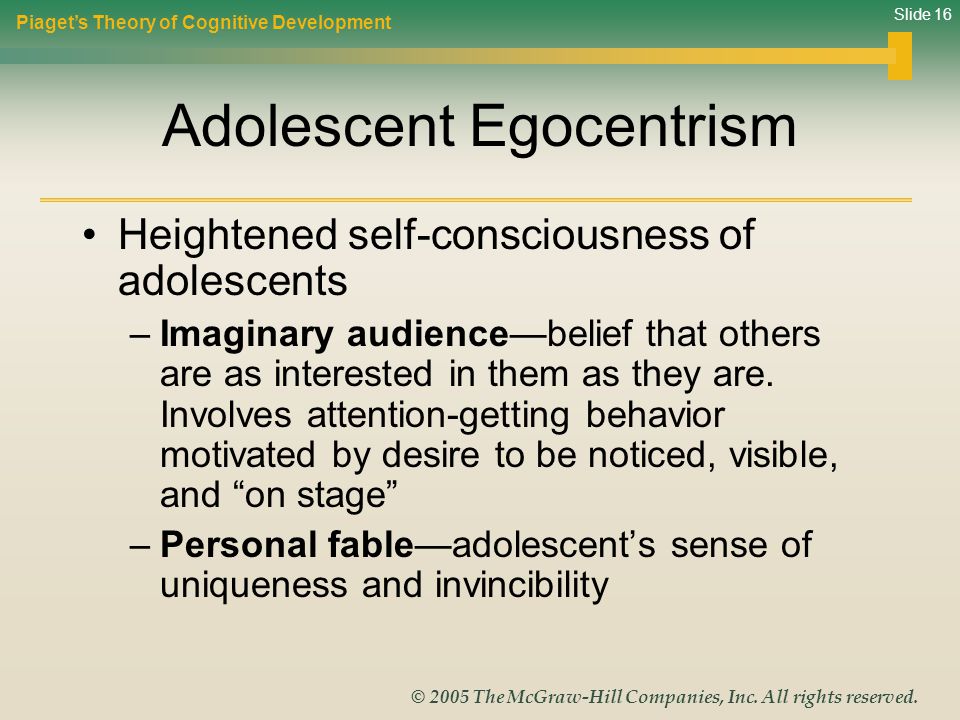 Adolescent Egocentrism