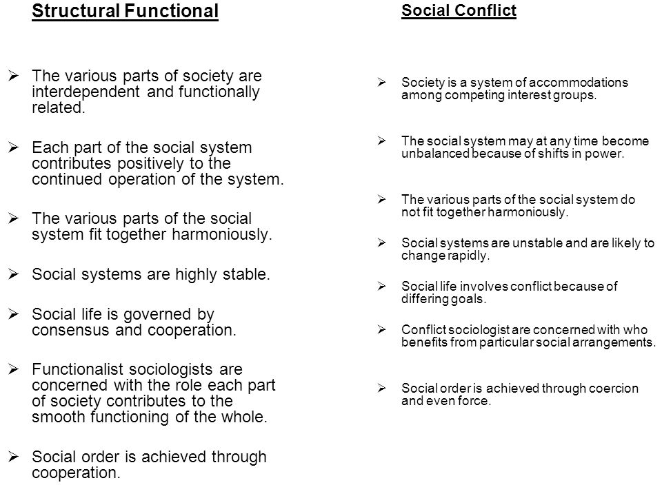 Structural Functional