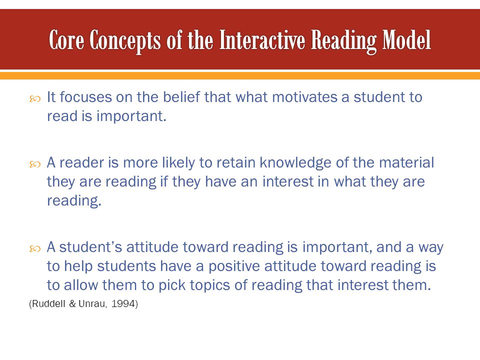 What are examples of interactive reading approach?