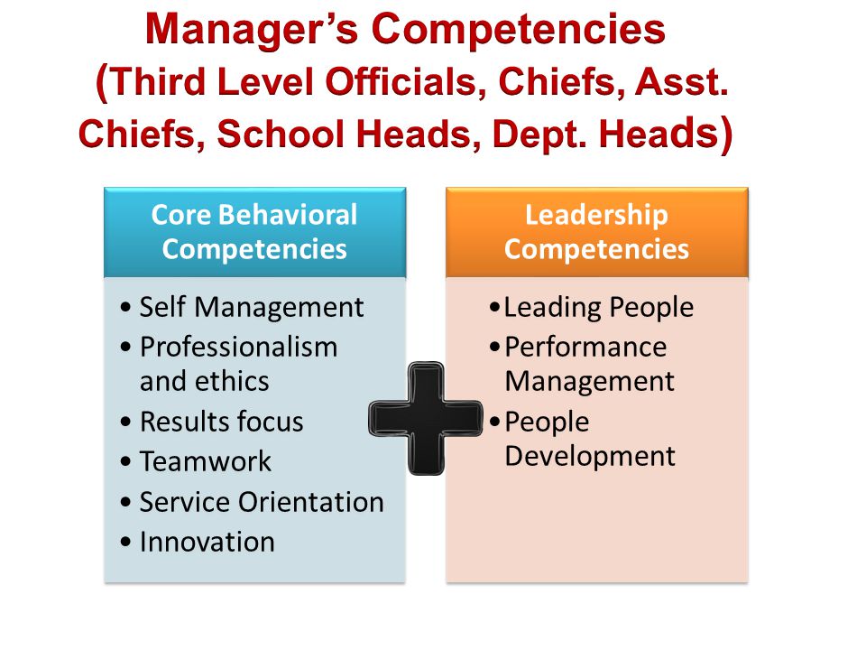 Core Behavioral Competencies Leadership Competencies