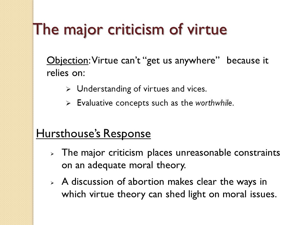 hursthouse virtue theory and abortion