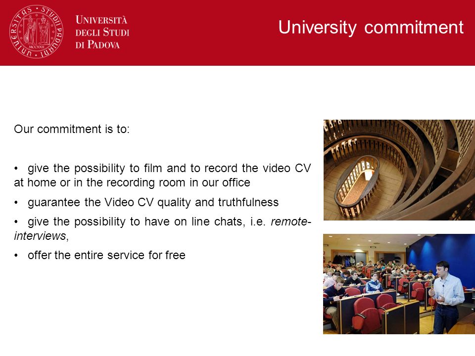 University commitment