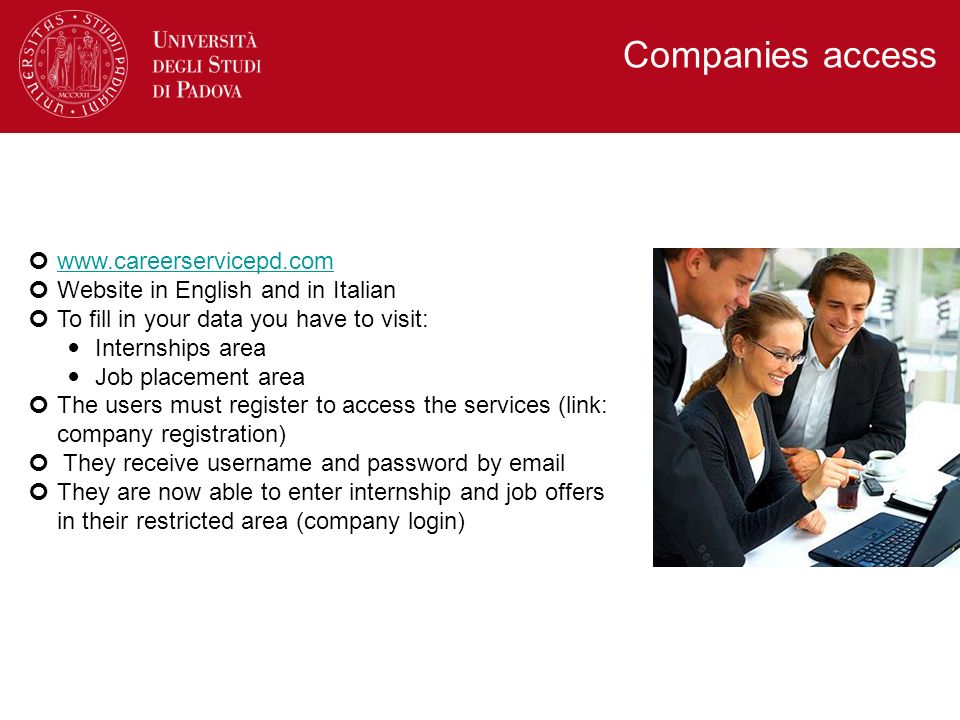 Companies access