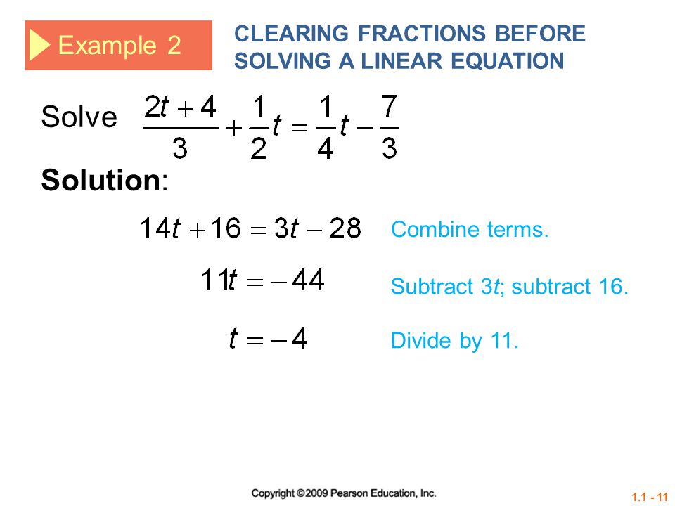 Solve Solution: Example 2