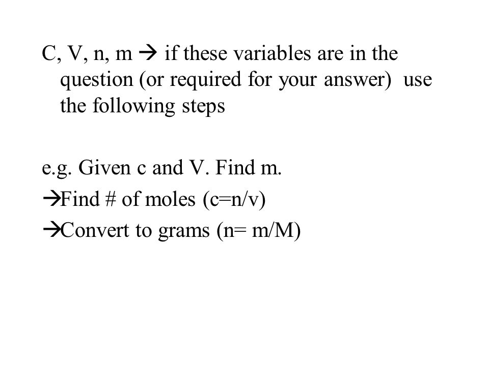 Review Of Formulas Kg 103 G Eg 1 6 Kg 1 6 X 103 G Ppt Video Online Download