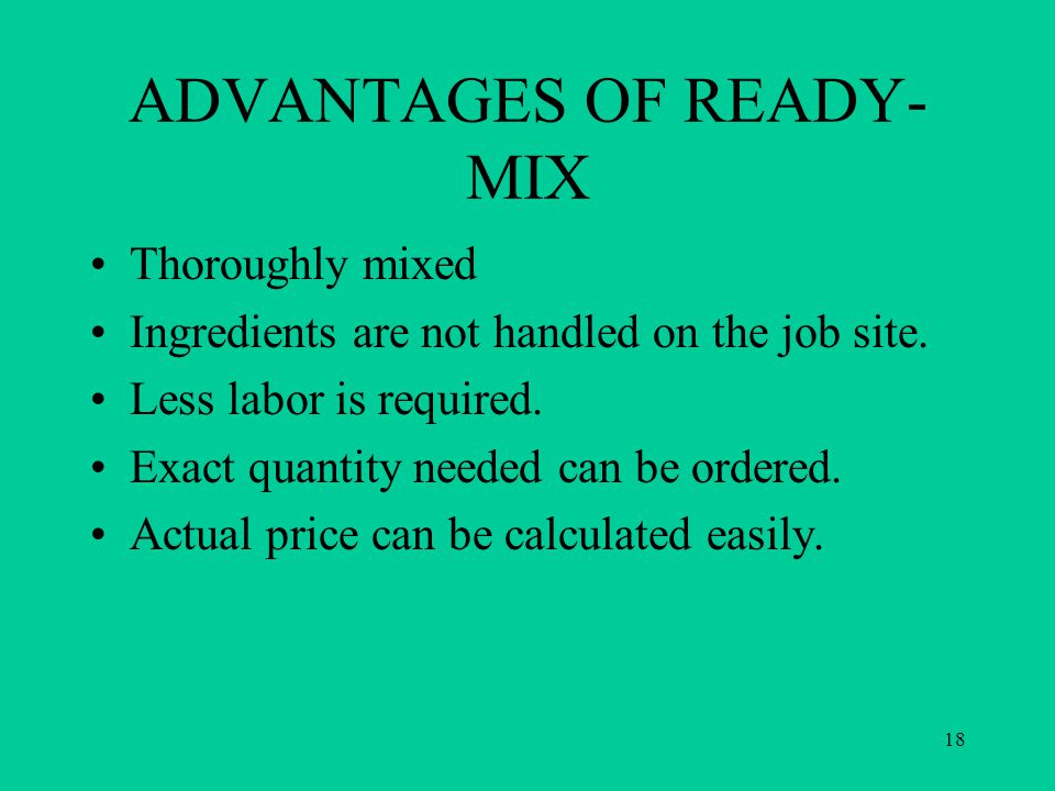 Ready Mix Concrete: Types, Processes, Advantages And Disadvantages
