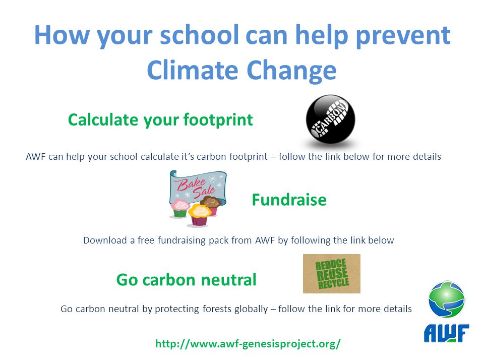 How your school can help prevent Climate Change