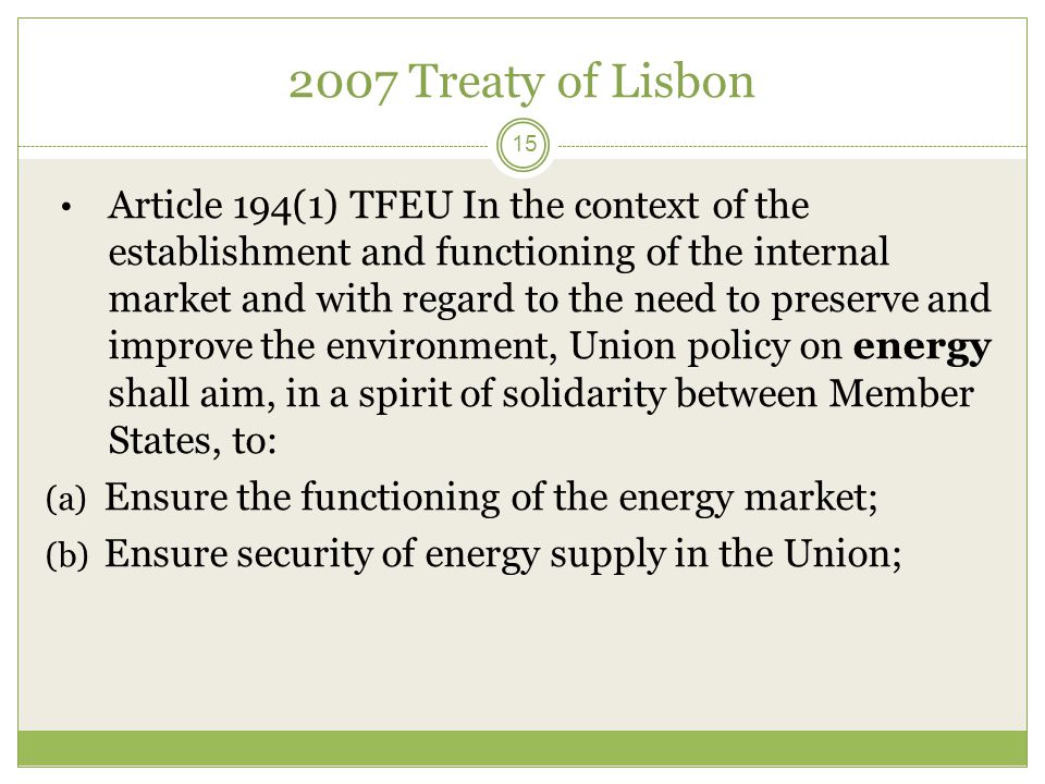 2007 Treaty of Lisbon