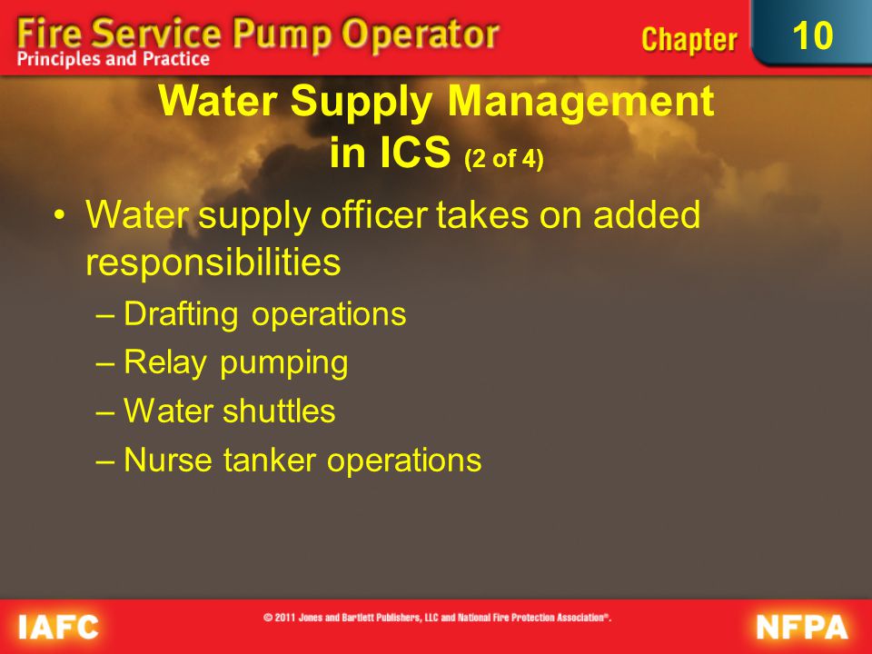 Water Supply Management in ICS (2 of 4)