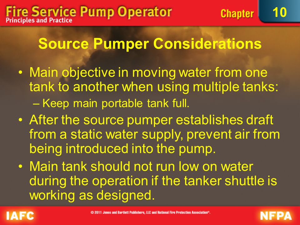 Source Pumper Considerations