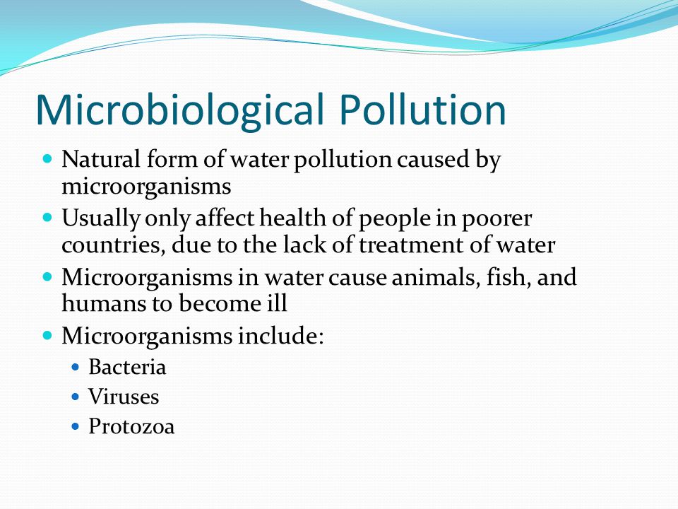 Microbiological Pollution