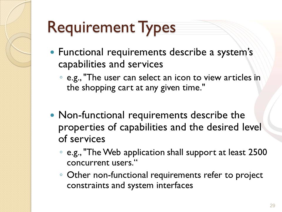 non functional requirements of online shopping system