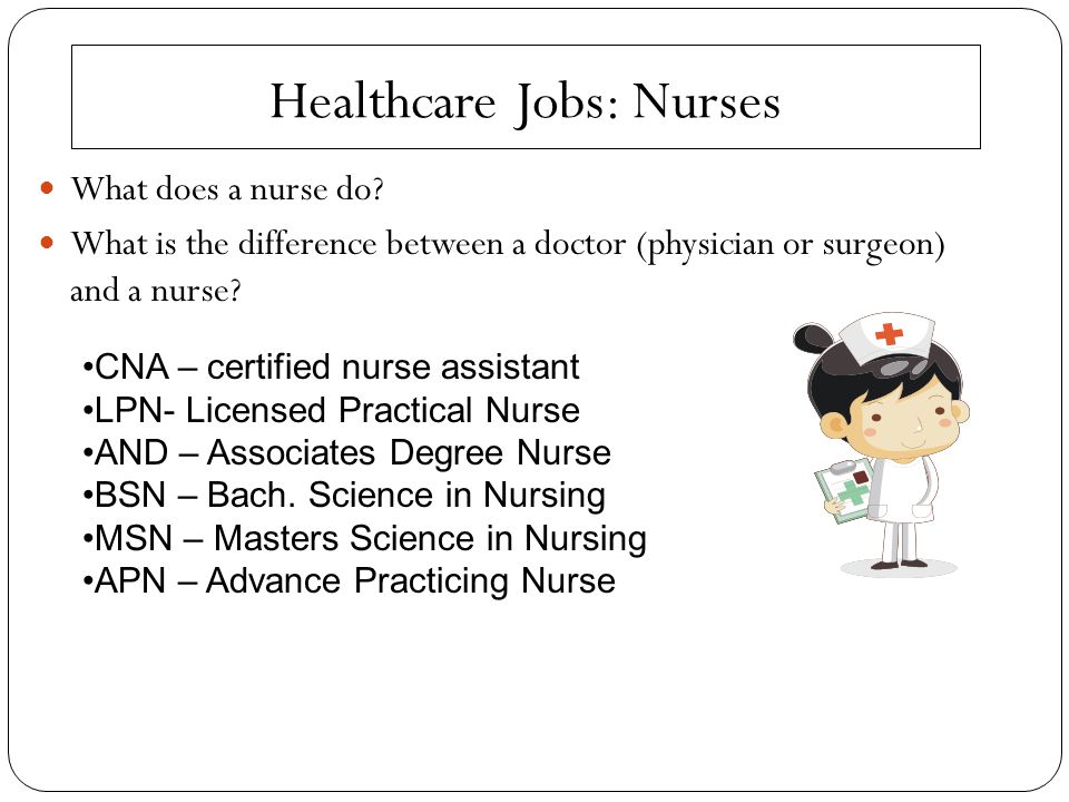 Healthcare Jobs: Nurses