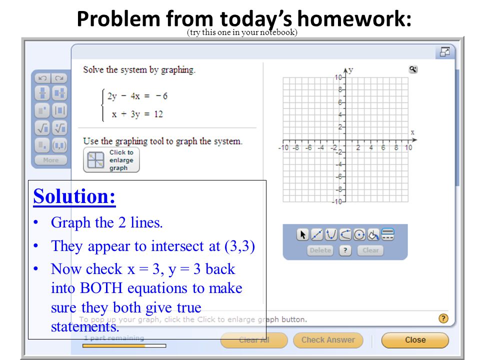 Problem from today’s homework: