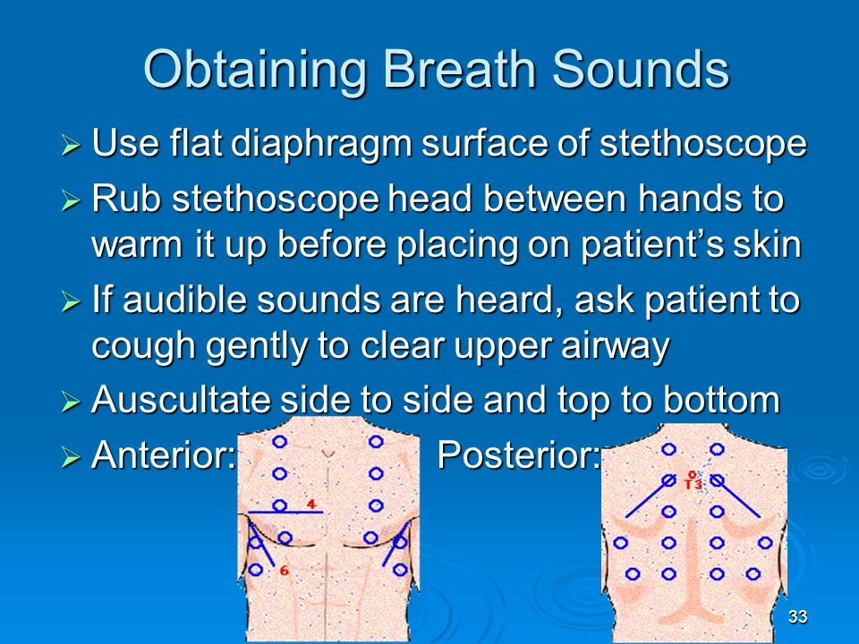 Obtaining Breath Sounds