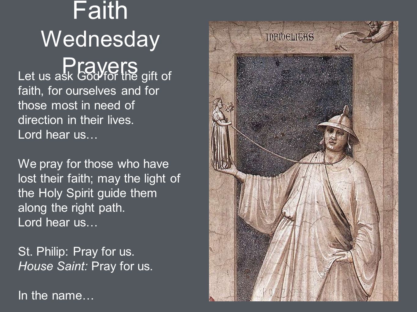 Faith Wednesday Prayers