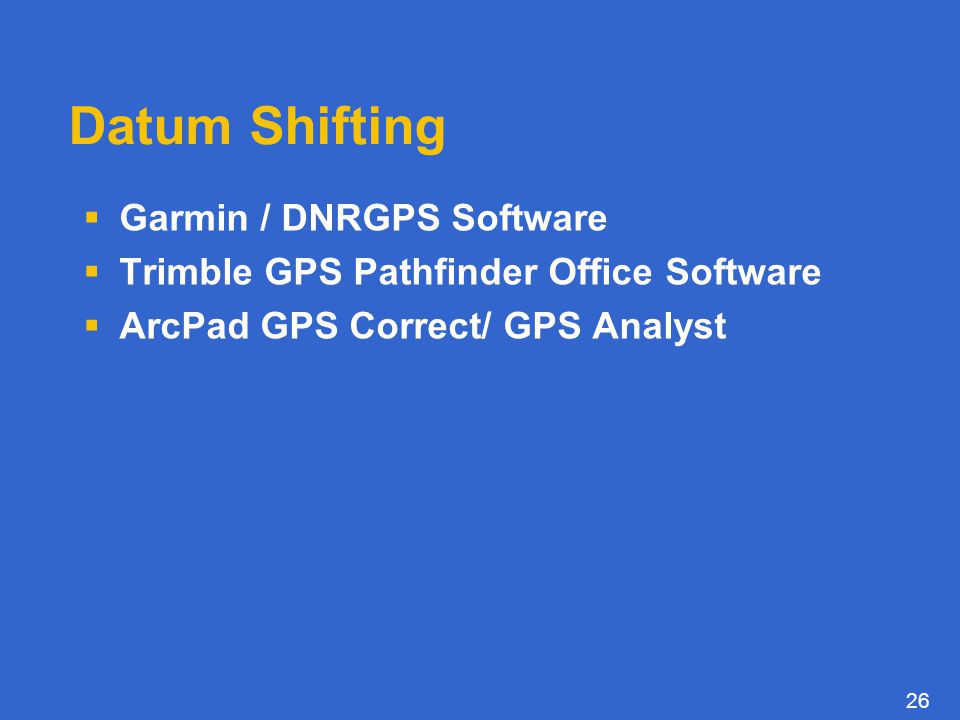 gps pathfinder office orthometric height