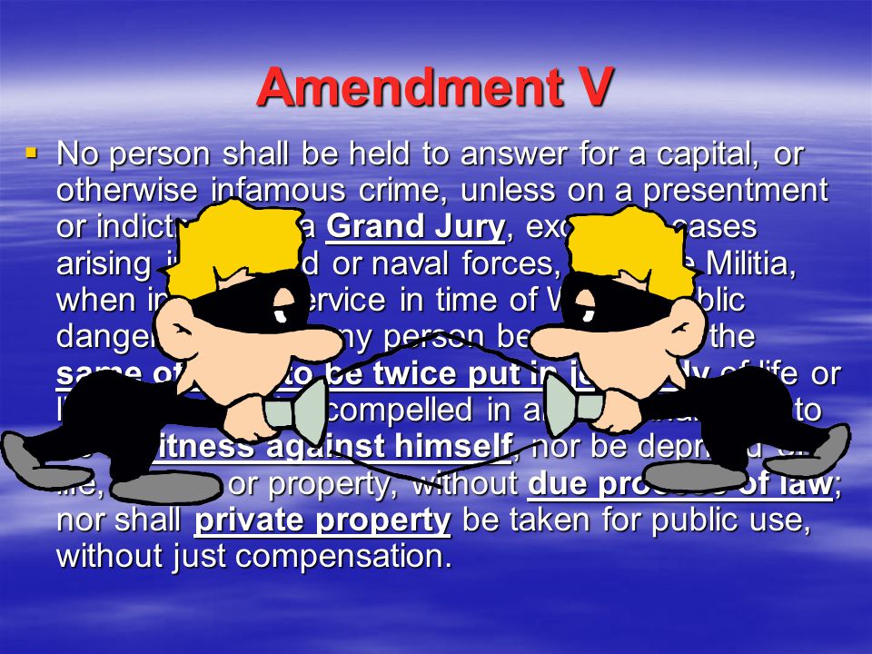 Amendment V