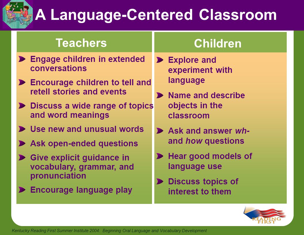 A Language-Centered Classroom