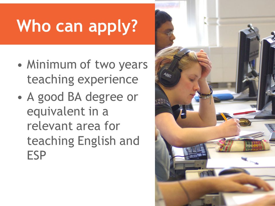 Who can apply Minimum of two years teaching experience