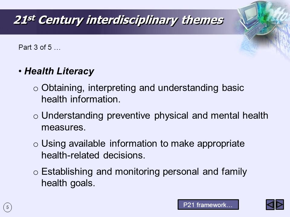 21st Century interdisciplinary themes