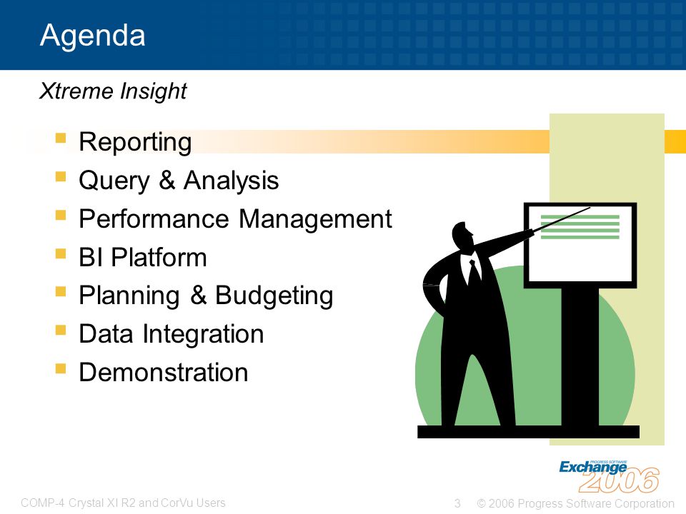 Agenda Reporting Query & Analysis Performance Management BI Platform