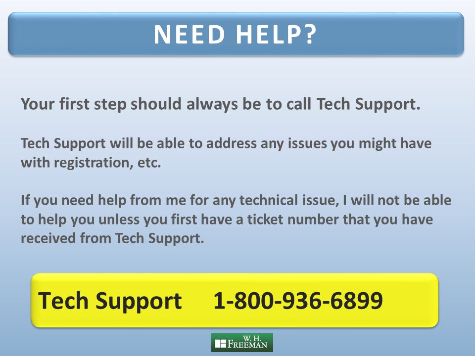 NEED HELP Tech Support