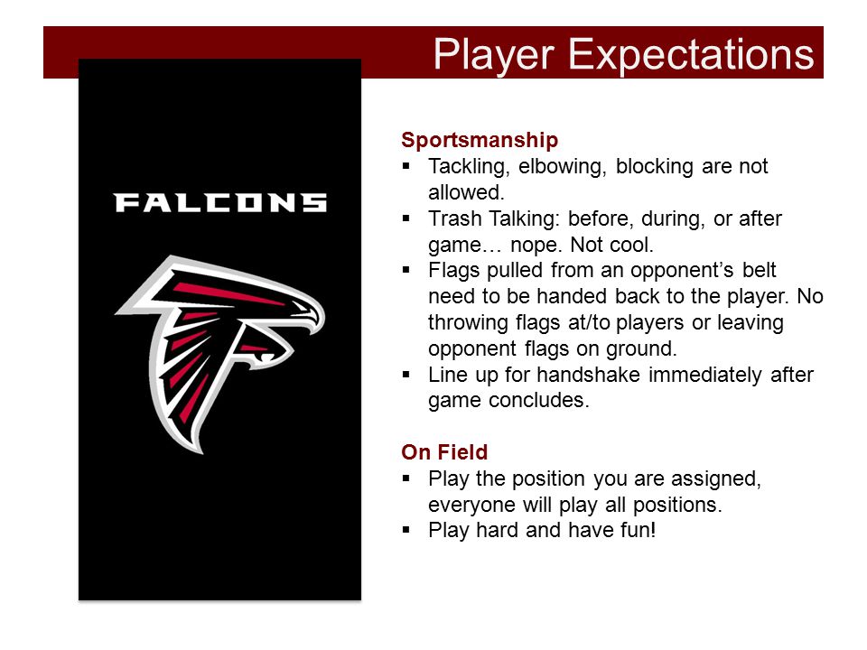 Player Expectations Sportsmanship