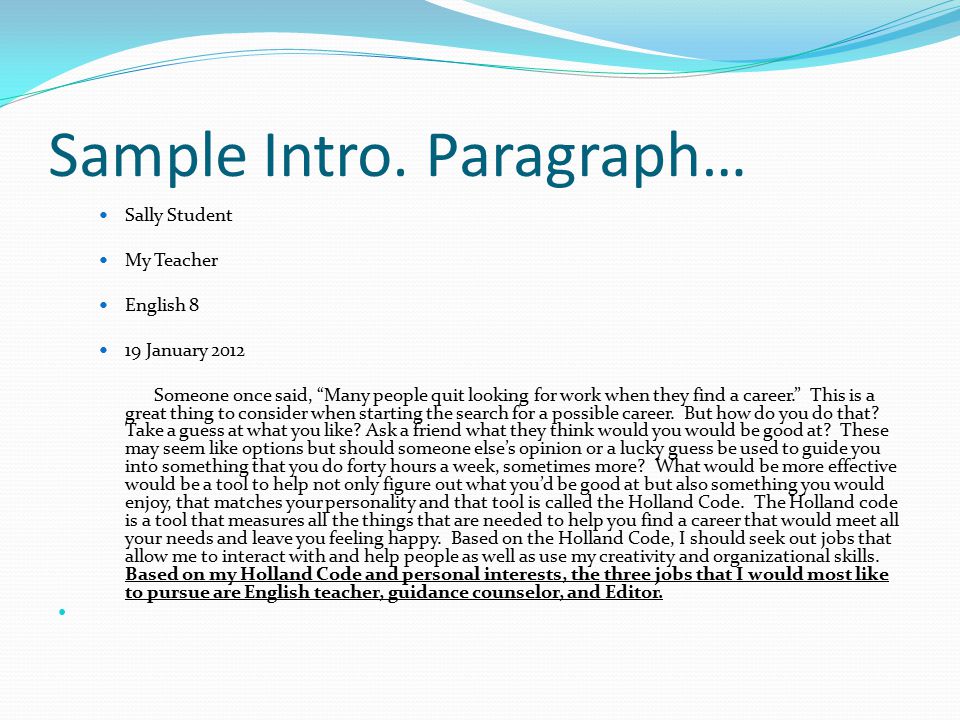 How to start a paragraph in an essay