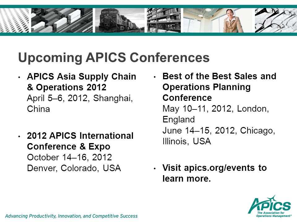 PPT APICS Certified Supply Chain Professional (CSCP)