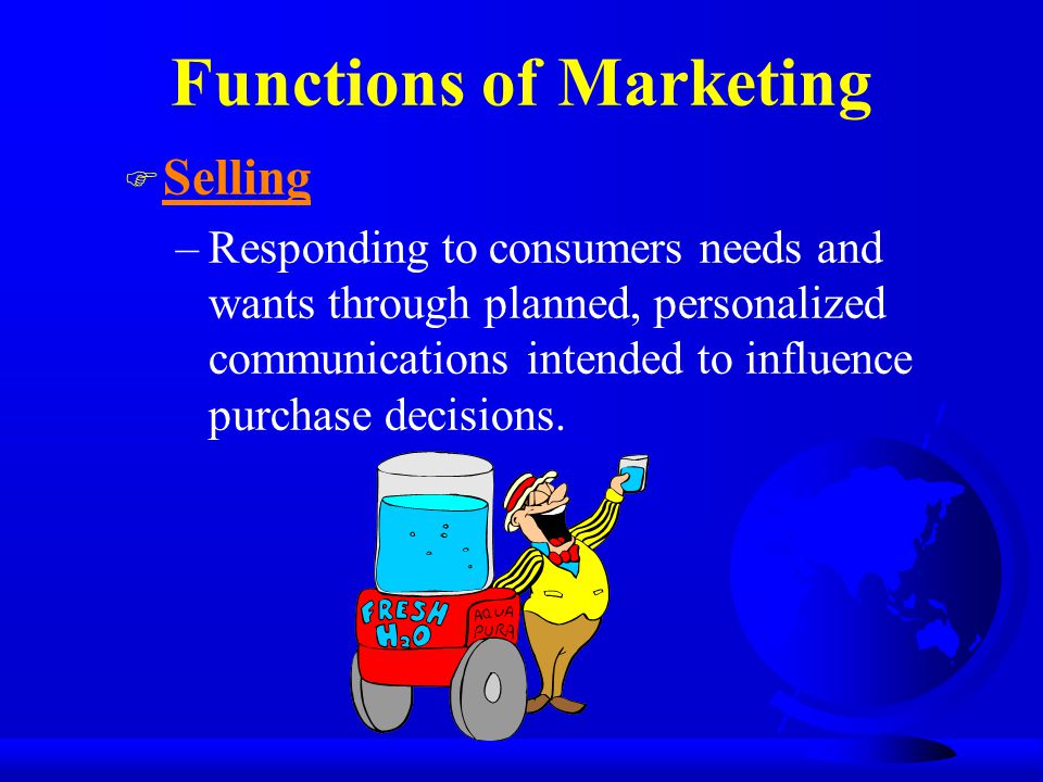 Functions of Marketing