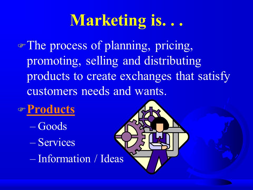 Marketing is. . .