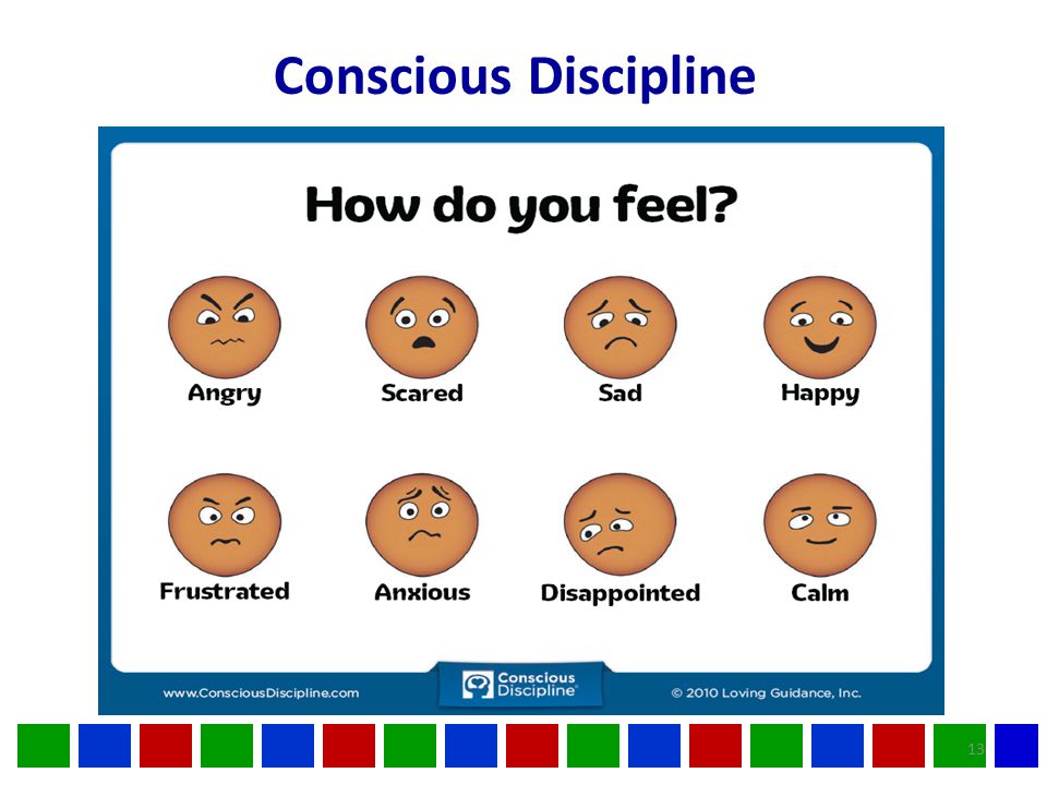 Conscious Discipline Feelings Chart