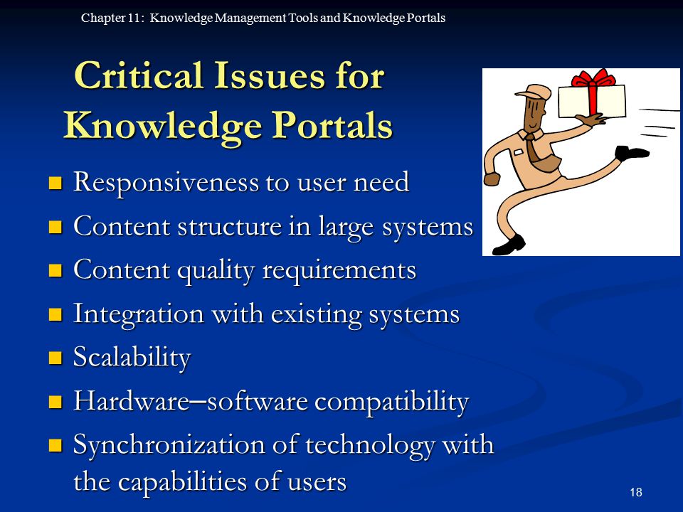 Critical Issues for Knowledge Portals