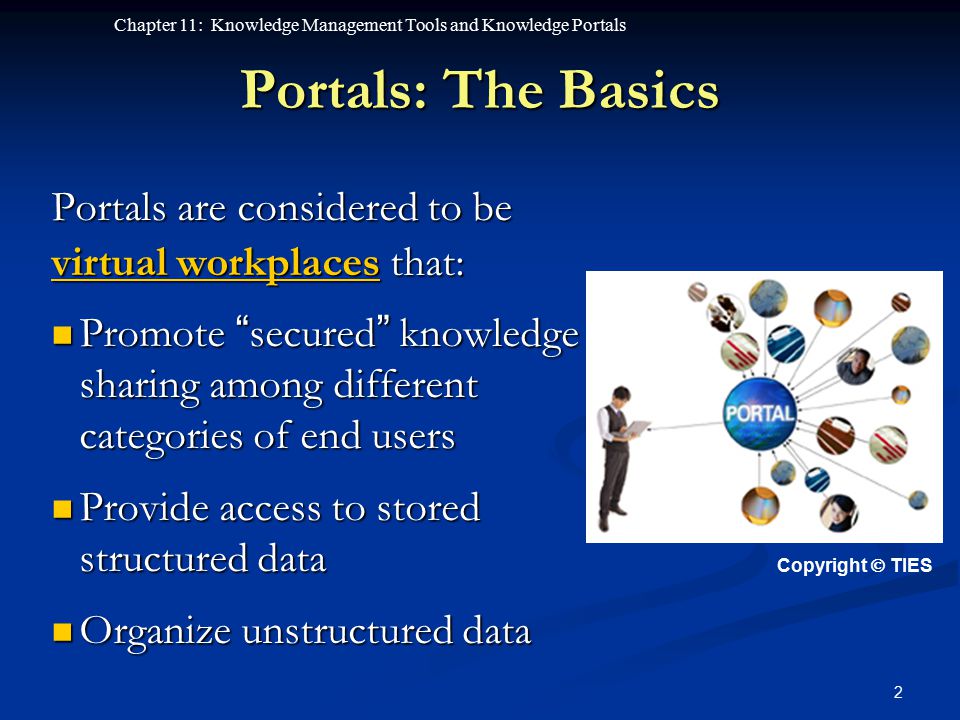 Portals: The Basics Portals are considered to be